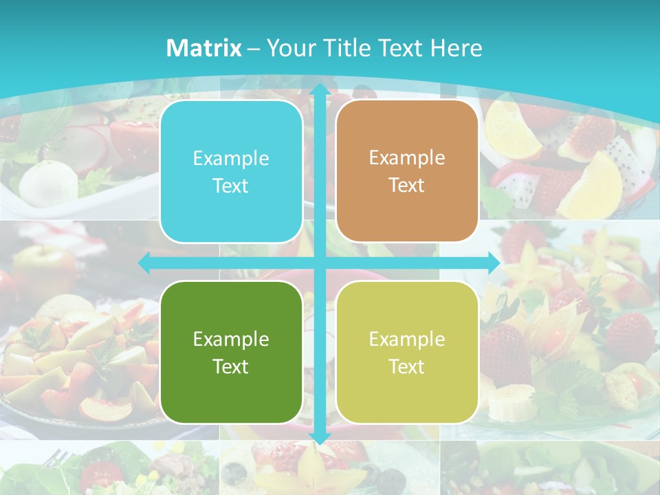 Flavoring Salad Soup PowerPoint Template