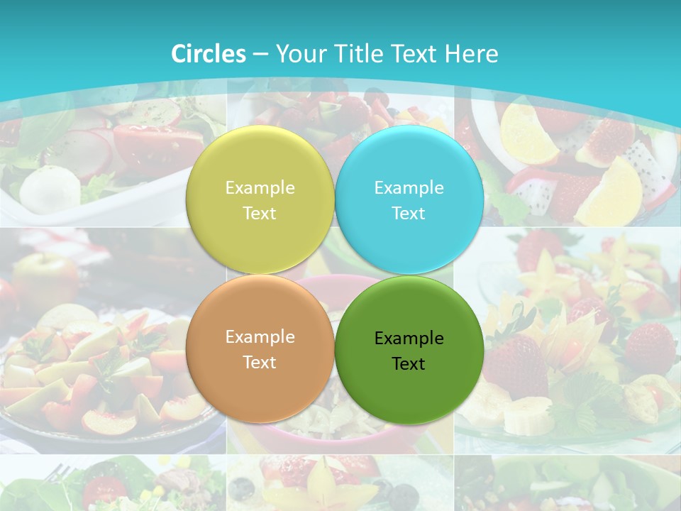 Flavoring Salad Soup PowerPoint Template