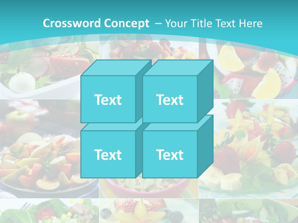 Flavoring Salad Soup PowerPoint Template
