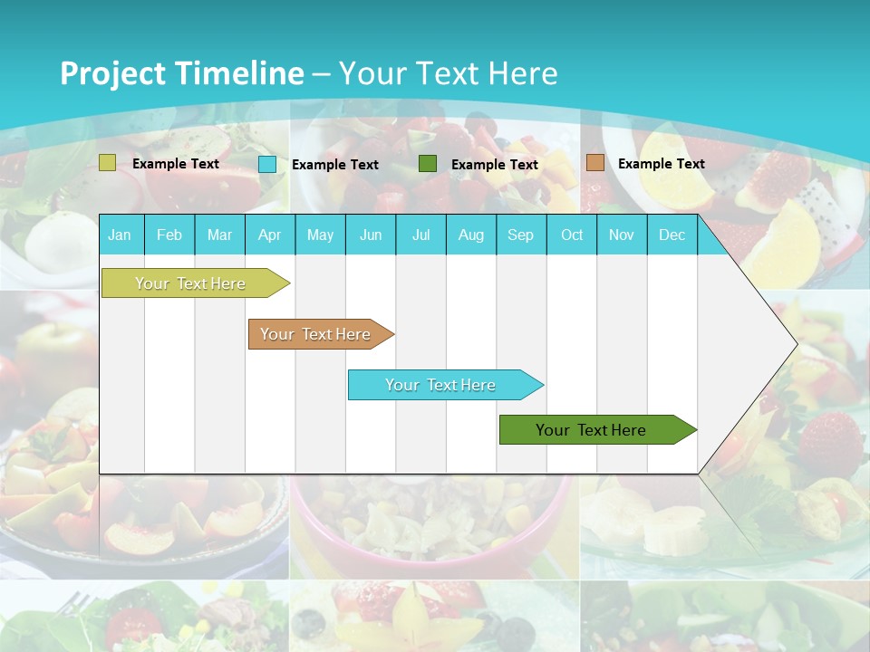 Flavoring Salad Soup PowerPoint Template