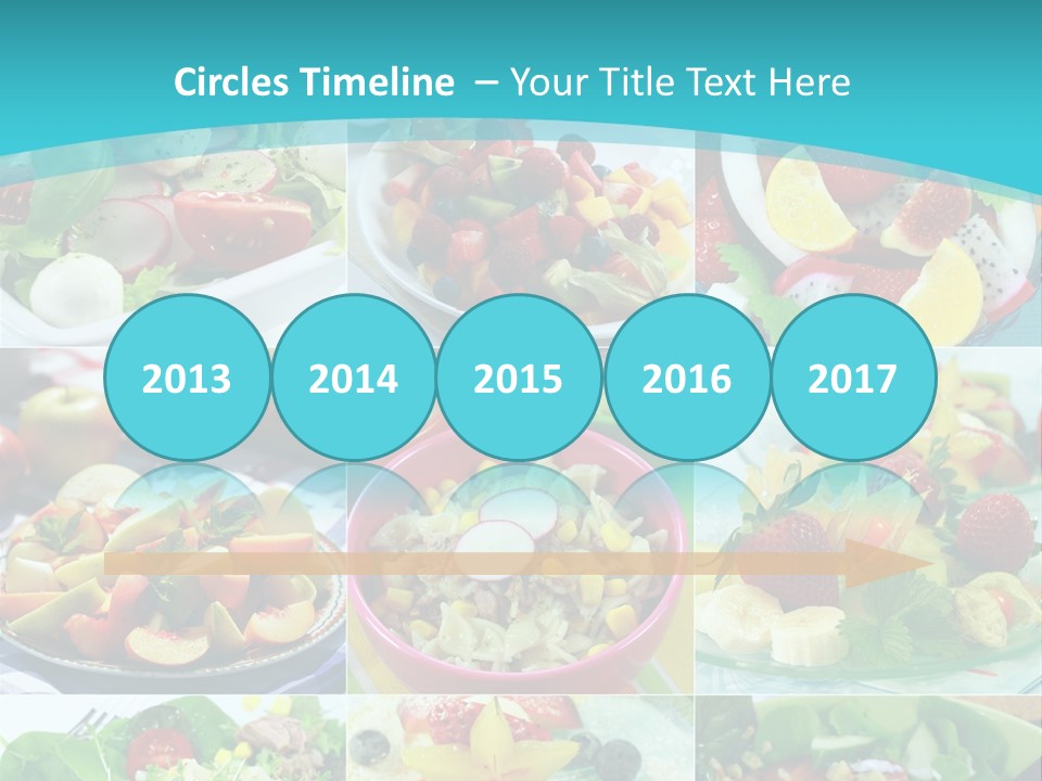 Flavoring Salad Soup PowerPoint Template