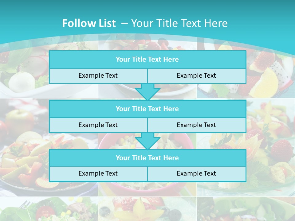 Flavoring Salad Soup PowerPoint Template