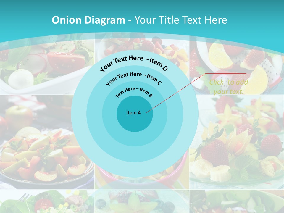 Flavoring Salad Soup PowerPoint Template