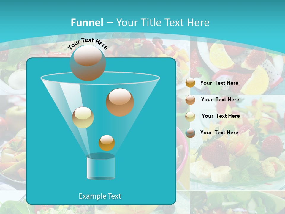Flavoring Salad Soup PowerPoint Template