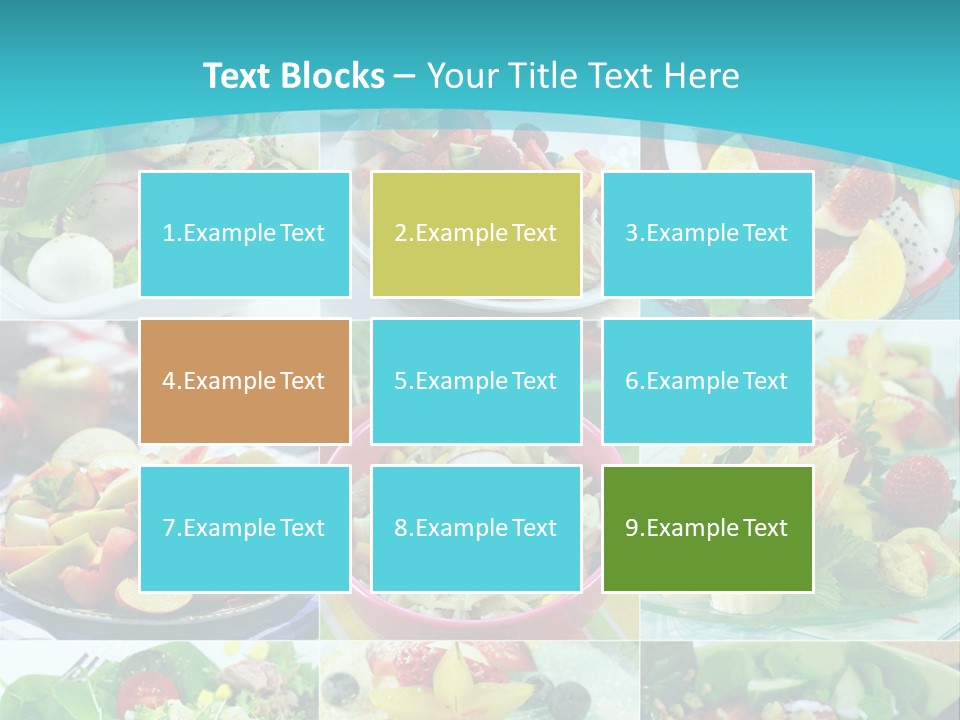 Flavoring Salad Soup PowerPoint Template