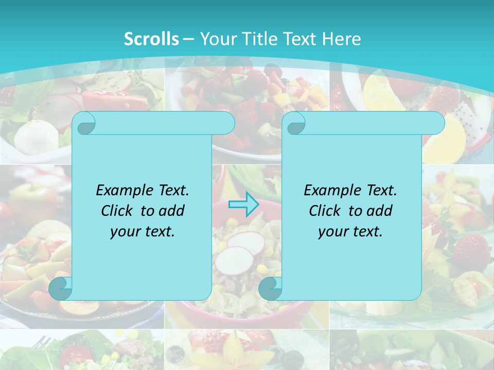 Flavoring Salad Soup PowerPoint Template