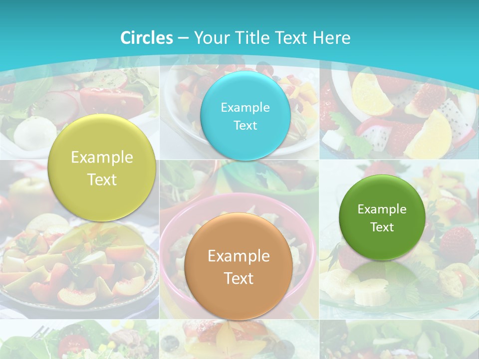 Flavoring Salad Soup PowerPoint Template