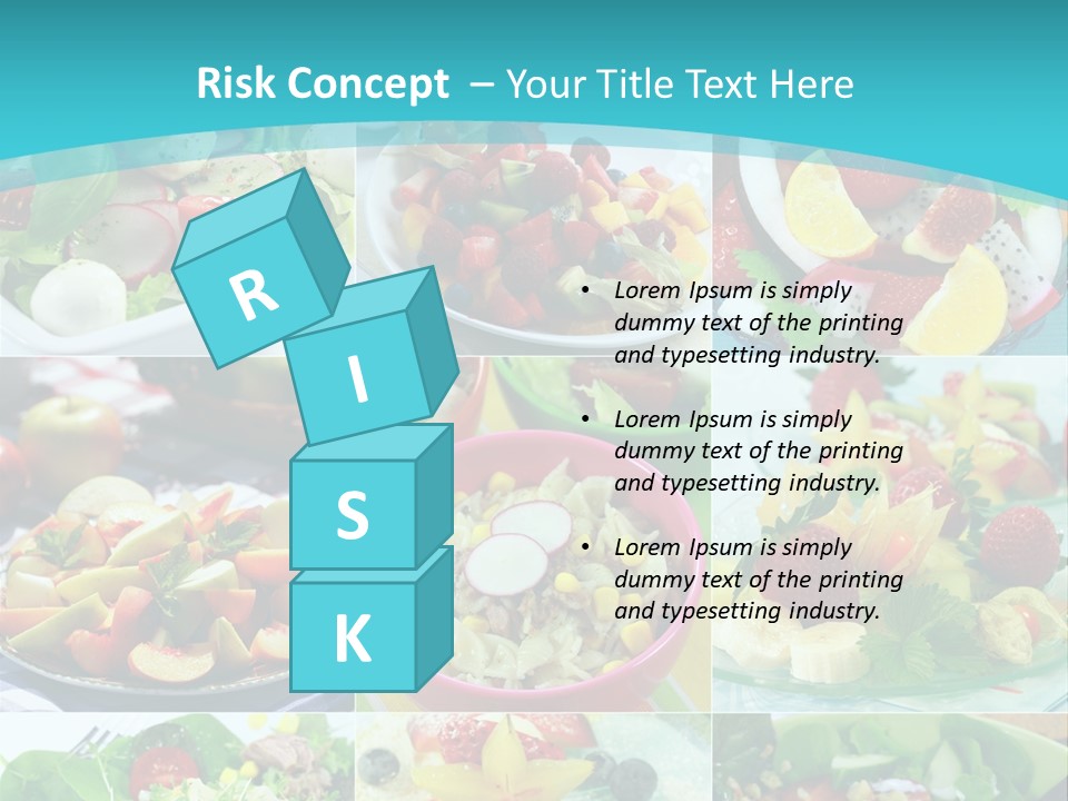 Flavoring Salad Soup PowerPoint Template