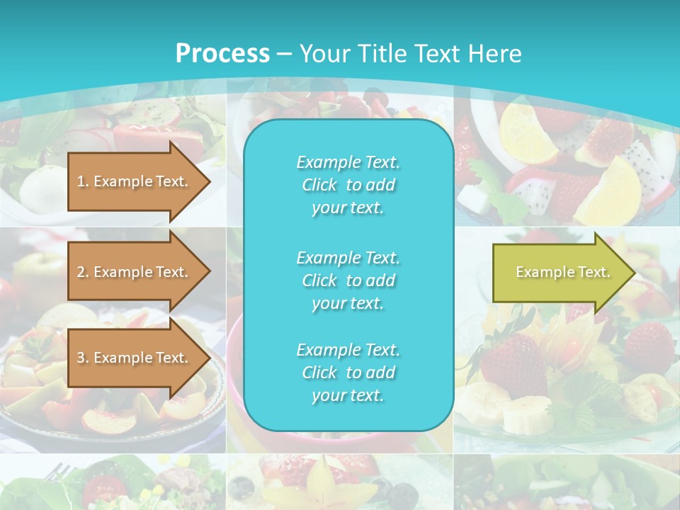 Flavoring Salad Soup PowerPoint Template