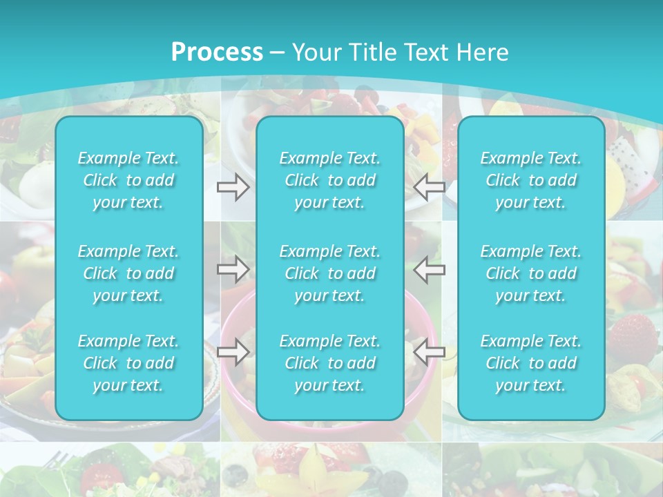 Flavoring Salad Soup PowerPoint Template
