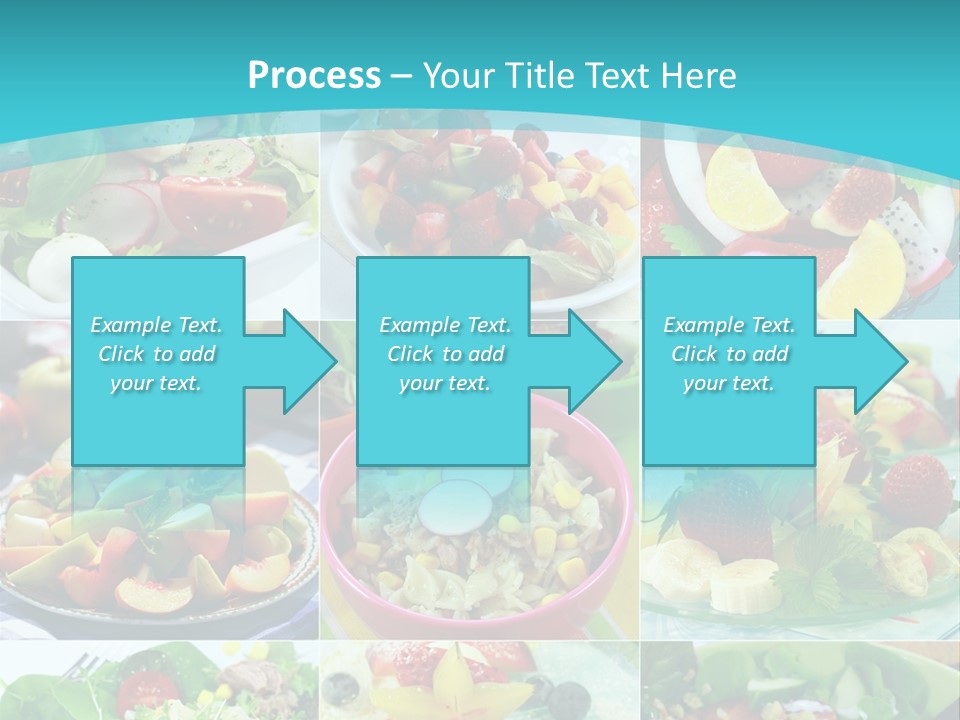 Flavoring Salad Soup PowerPoint Template