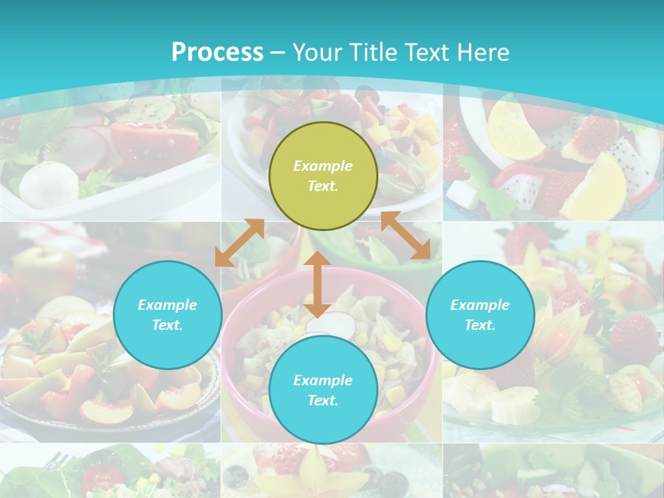 Flavoring Salad Soup PowerPoint Template