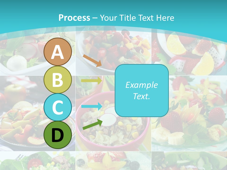 Flavoring Salad Soup PowerPoint Template