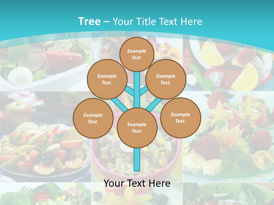 Flavoring Salad Soup PowerPoint Template