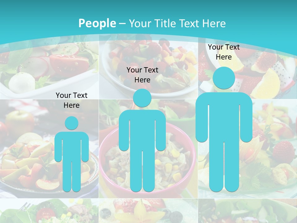 Flavoring Salad Soup PowerPoint Template