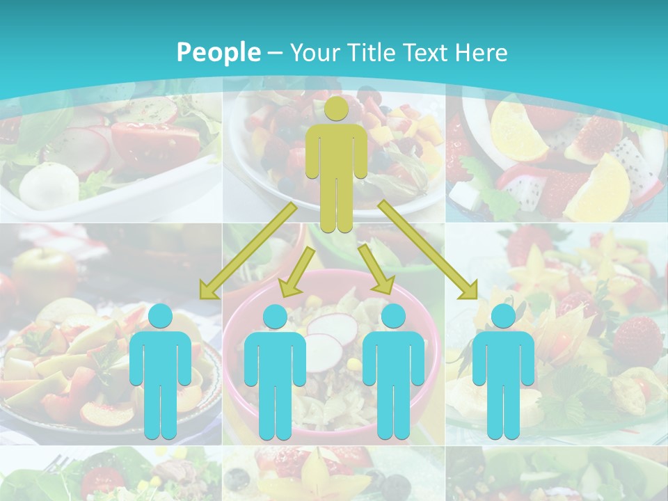 Flavoring Salad Soup PowerPoint Template