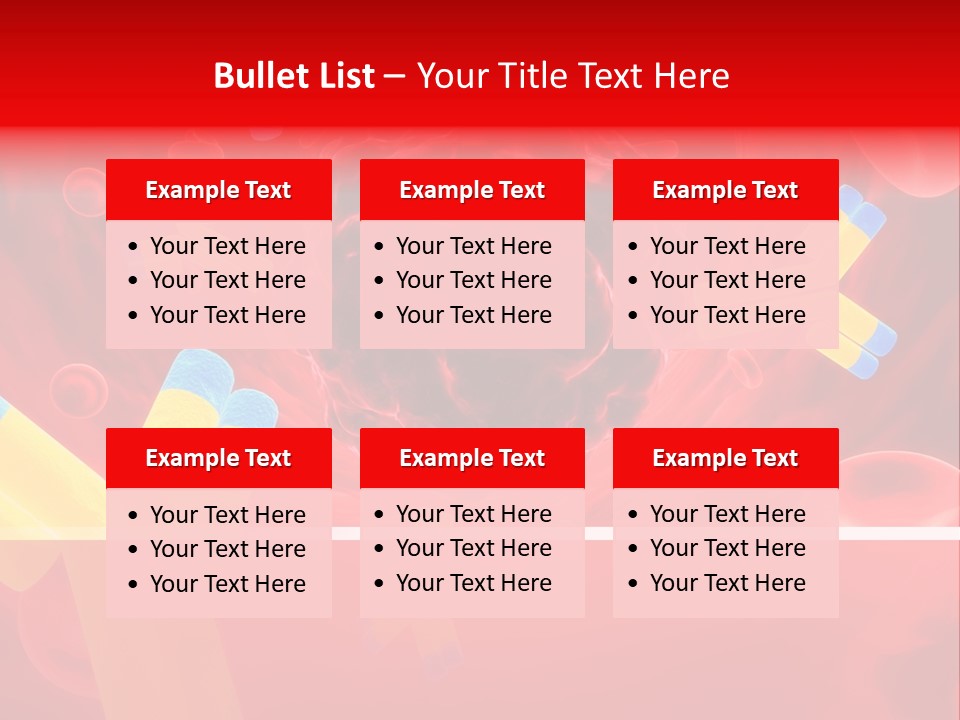Microbe Cancer Microcosmos PowerPoint Template