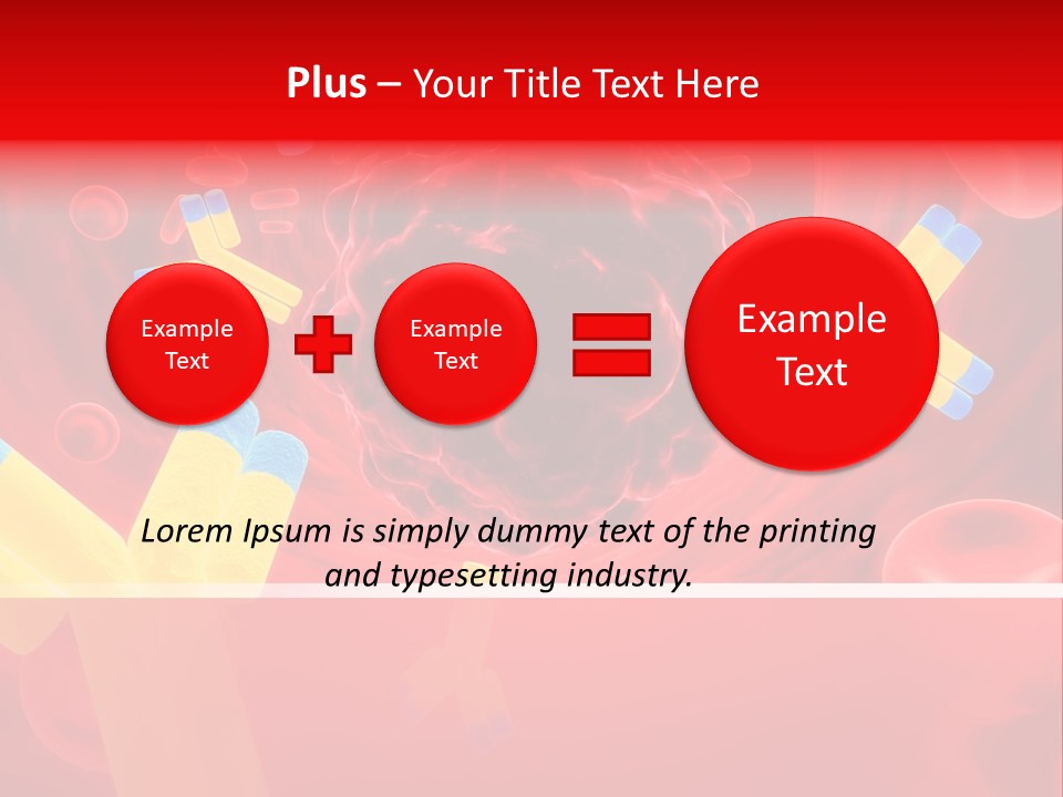 Microbe Cancer Microcosmos PowerPoint Template