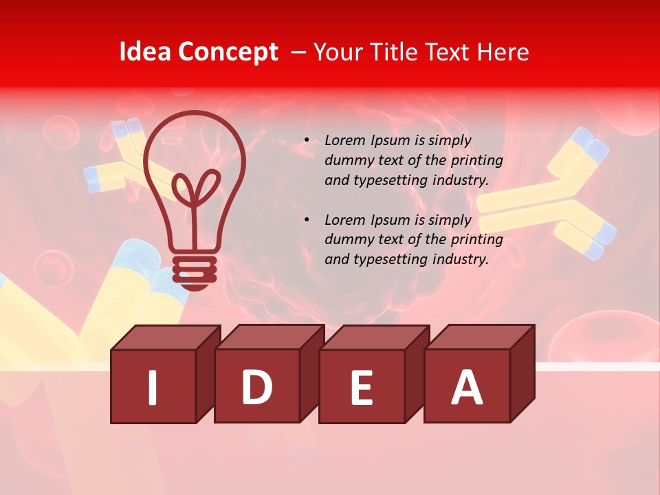 Microbe Cancer Microcosmos PowerPoint Template