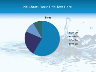 Clean Liquid Flowing PowerPoint Template