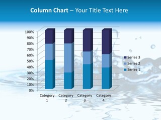 Clean Liquid Flowing PowerPoint Template