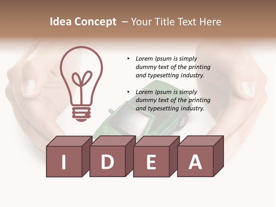 Concept Key Present PowerPoint Template