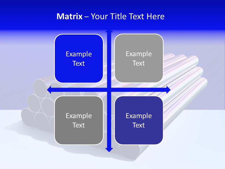 Shiny Industrial Pipe PowerPoint Template