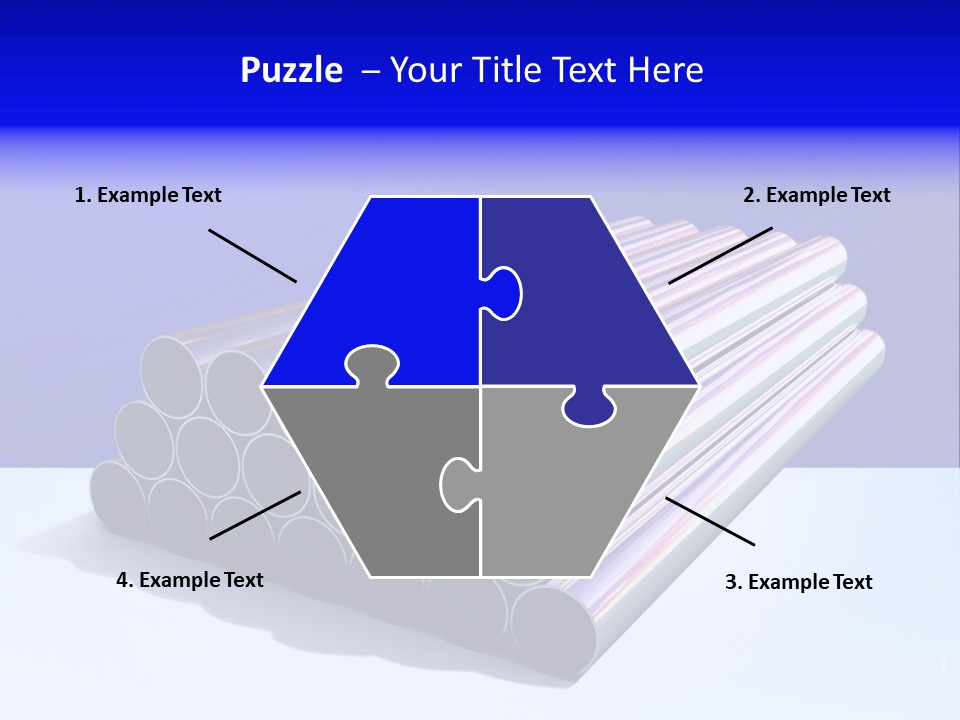 Shiny Industrial Pipe PowerPoint Template