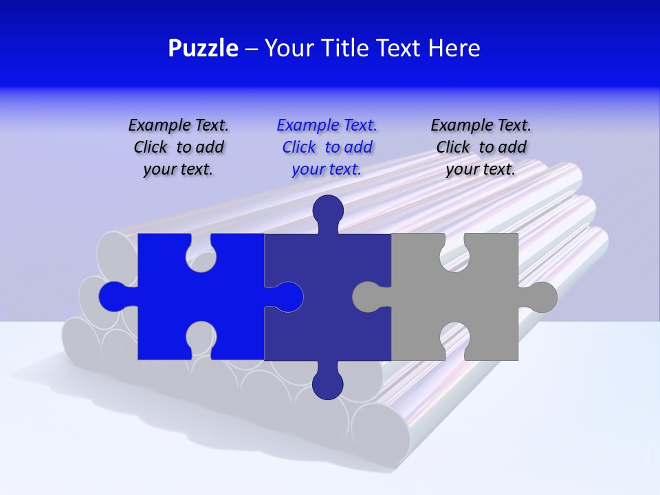 Shiny Industrial Pipe PowerPoint Template