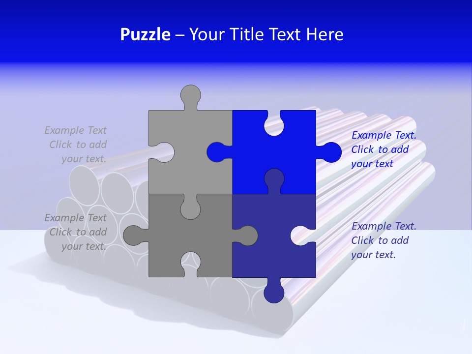 Shiny Industrial Pipe PowerPoint Template
