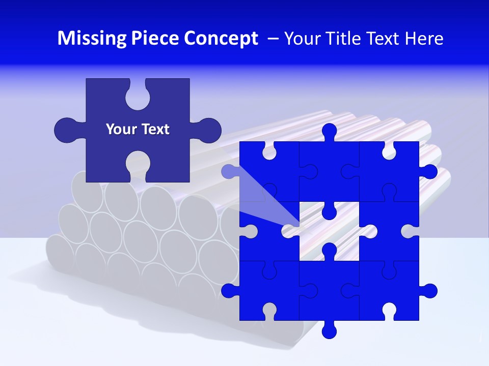 Shiny Industrial Pipe PowerPoint Template