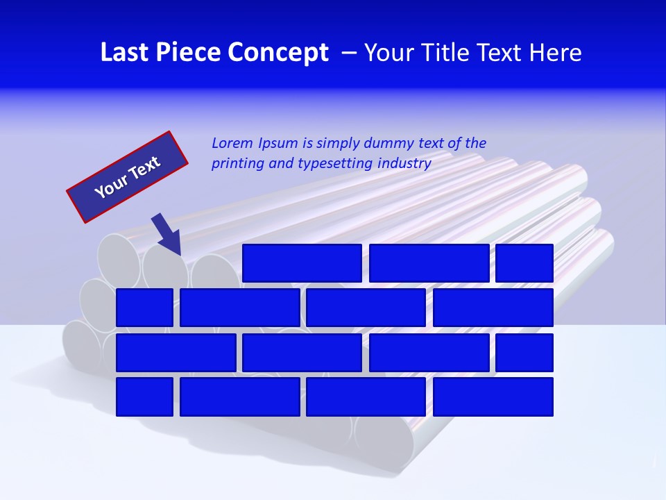 Shiny Industrial Pipe PowerPoint Template