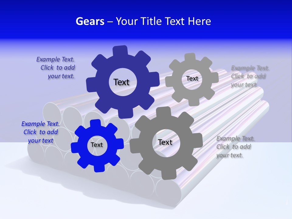 Shiny Industrial Pipe PowerPoint Template