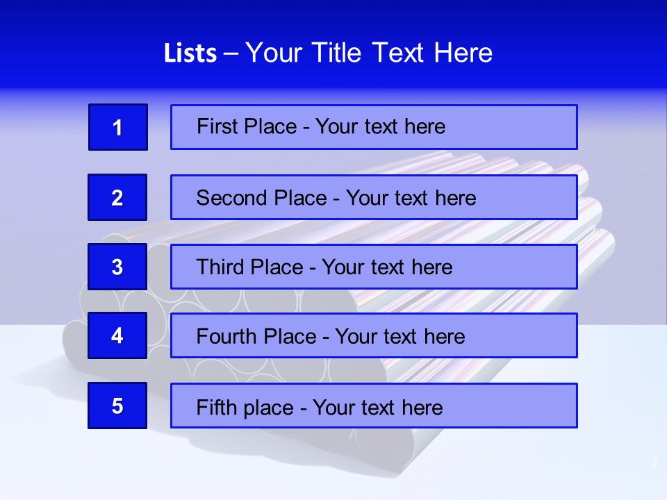 Shiny Industrial Pipe PowerPoint Template