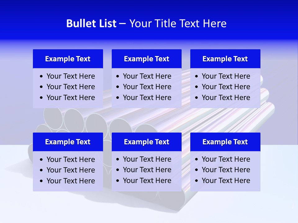 Shiny Industrial Pipe PowerPoint Template