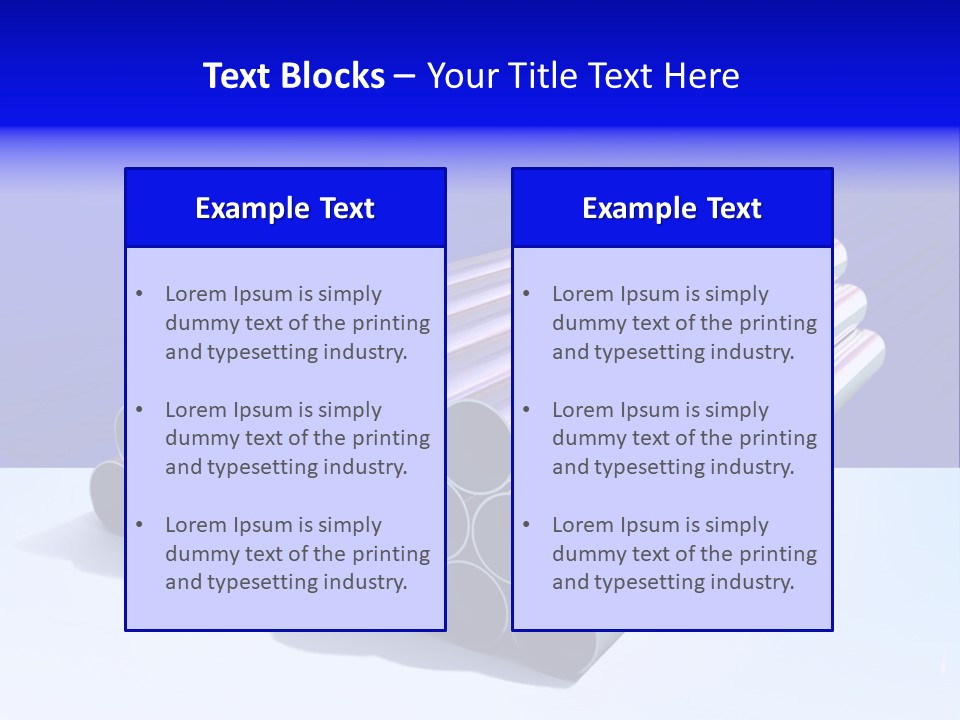 Shiny Industrial Pipe PowerPoint Template