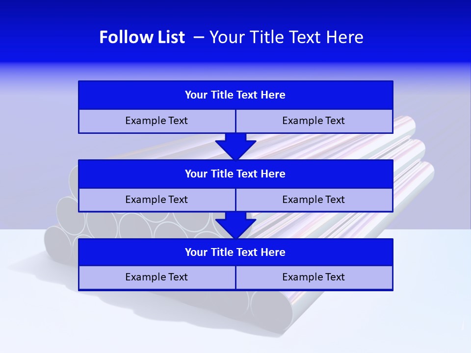 Shiny Industrial Pipe PowerPoint Template