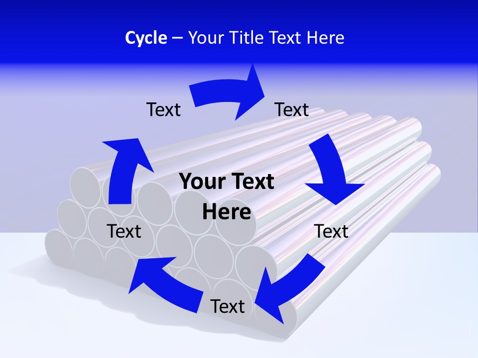 Shiny Industrial Pipe PowerPoint Template