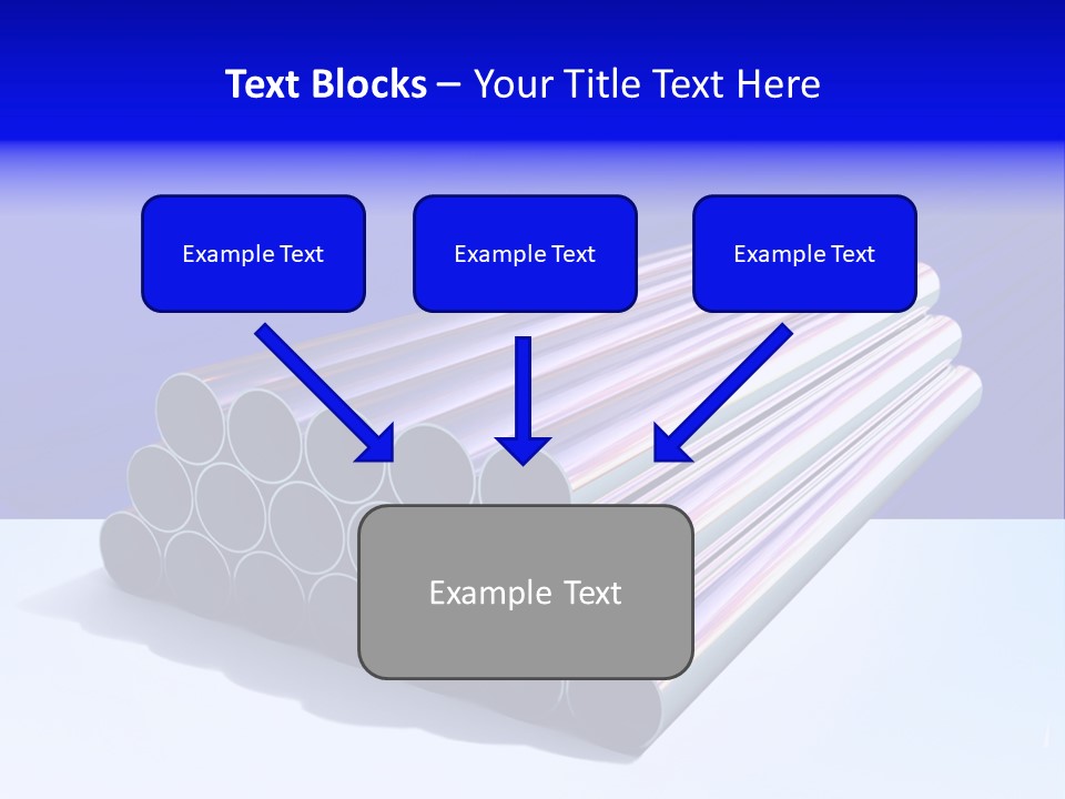 Shiny Industrial Pipe PowerPoint Template