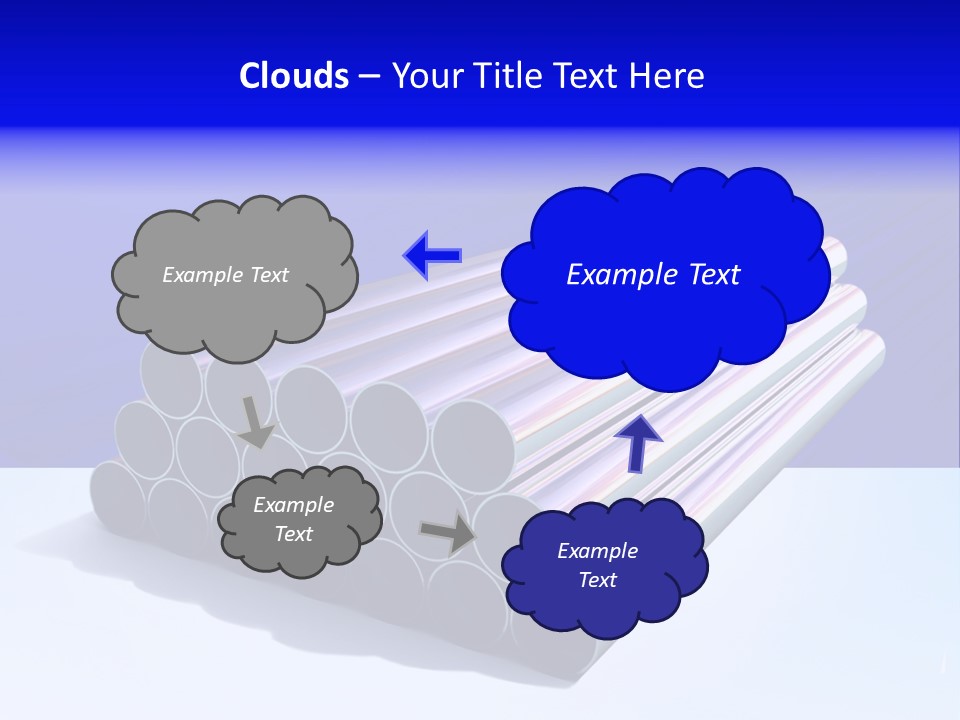 Shiny Industrial Pipe PowerPoint Template