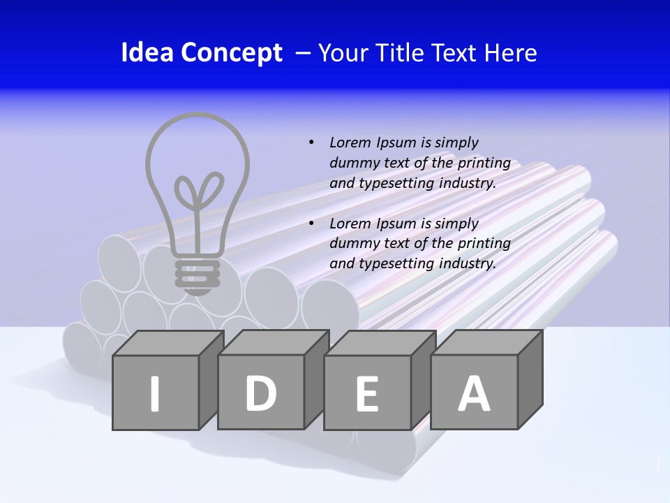 Shiny Industrial Pipe PowerPoint Template