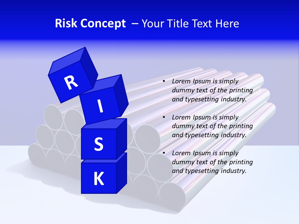 Shiny Industrial Pipe PowerPoint Template