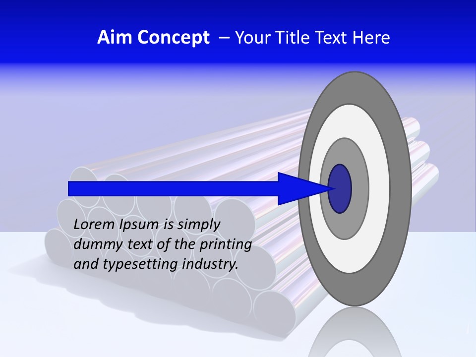 Shiny Industrial Pipe PowerPoint Template