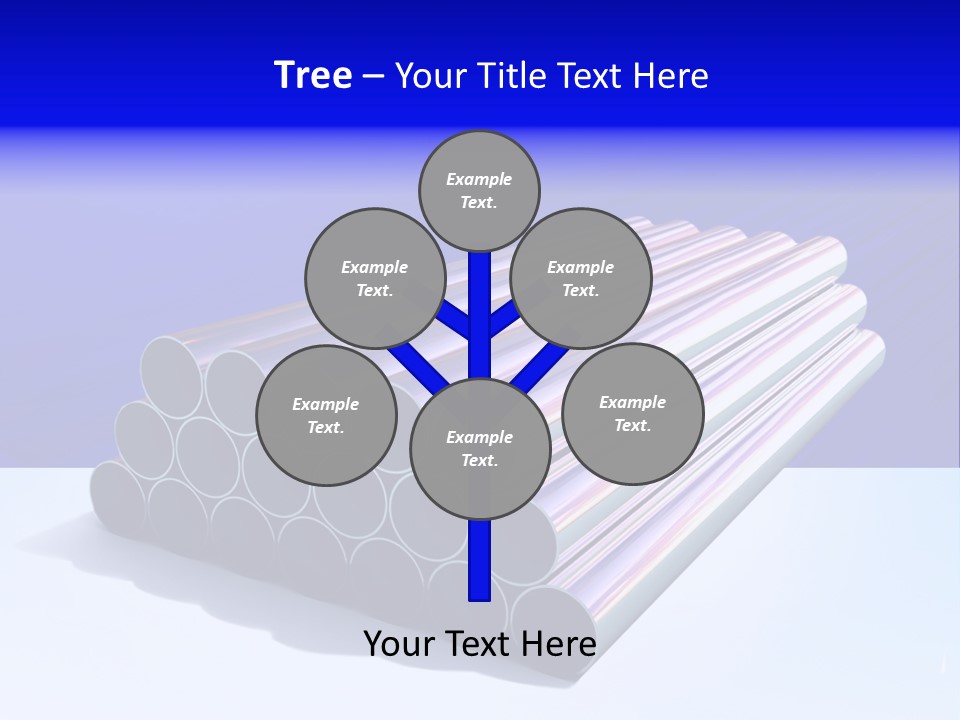 Shiny Industrial Pipe PowerPoint Template