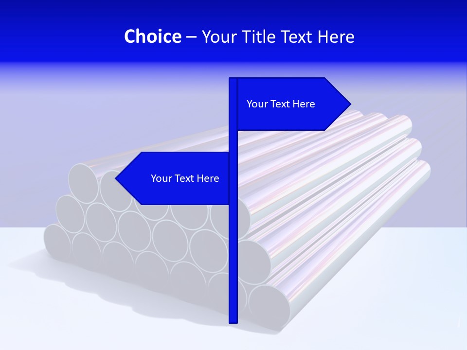 Shiny Industrial Pipe PowerPoint Template