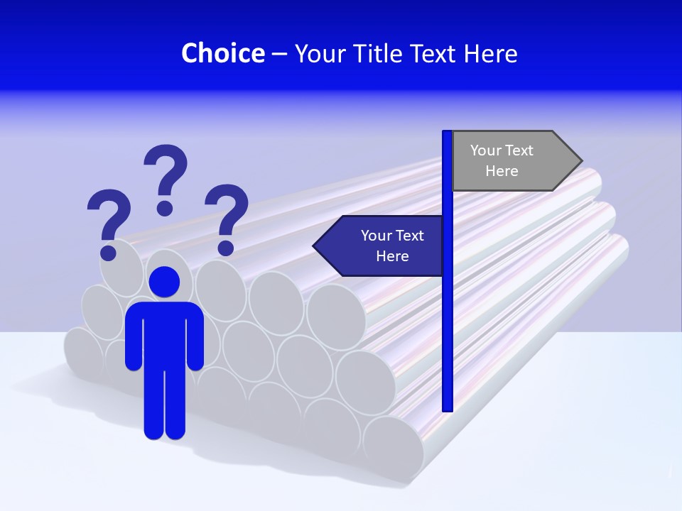 Shiny Industrial Pipe PowerPoint Template