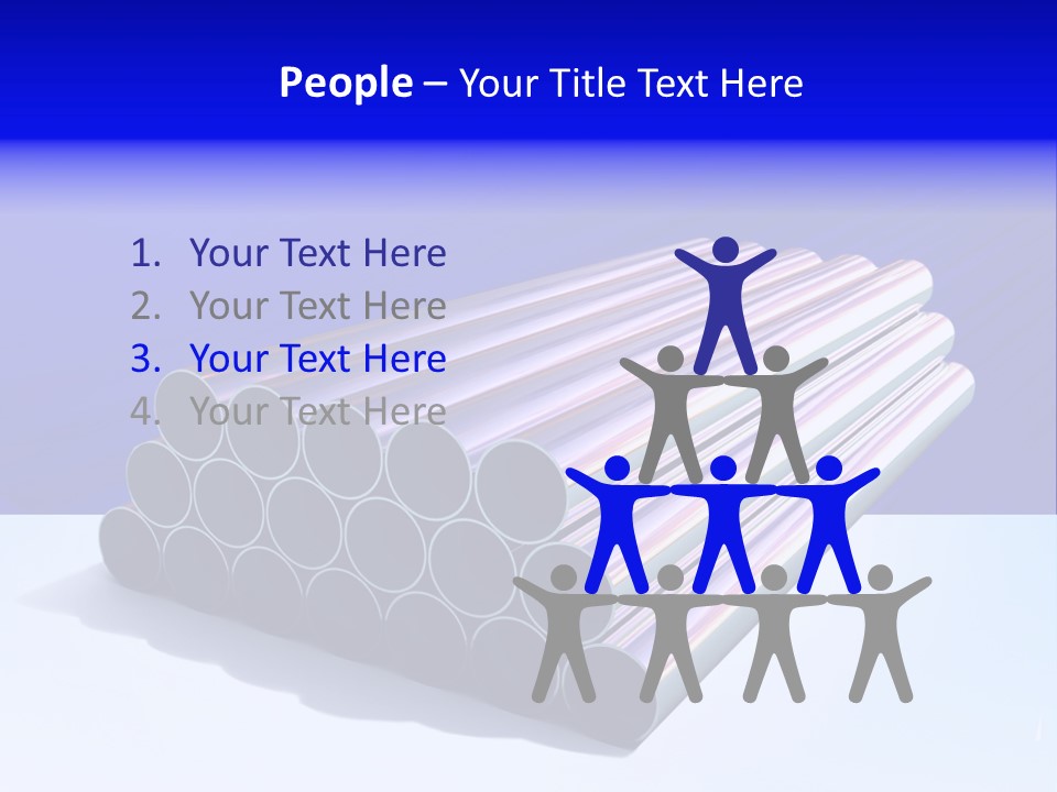 Shiny Industrial Pipe PowerPoint Template