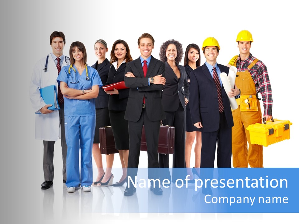 Architect Company Team PowerPoint Template