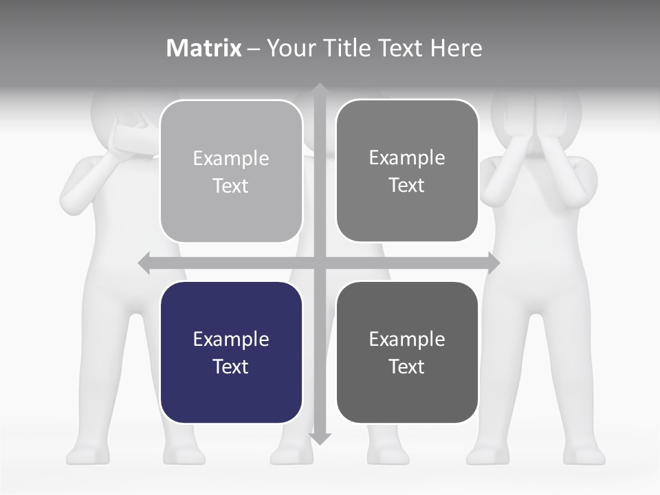 Dummy People Abstract PowerPoint Template
