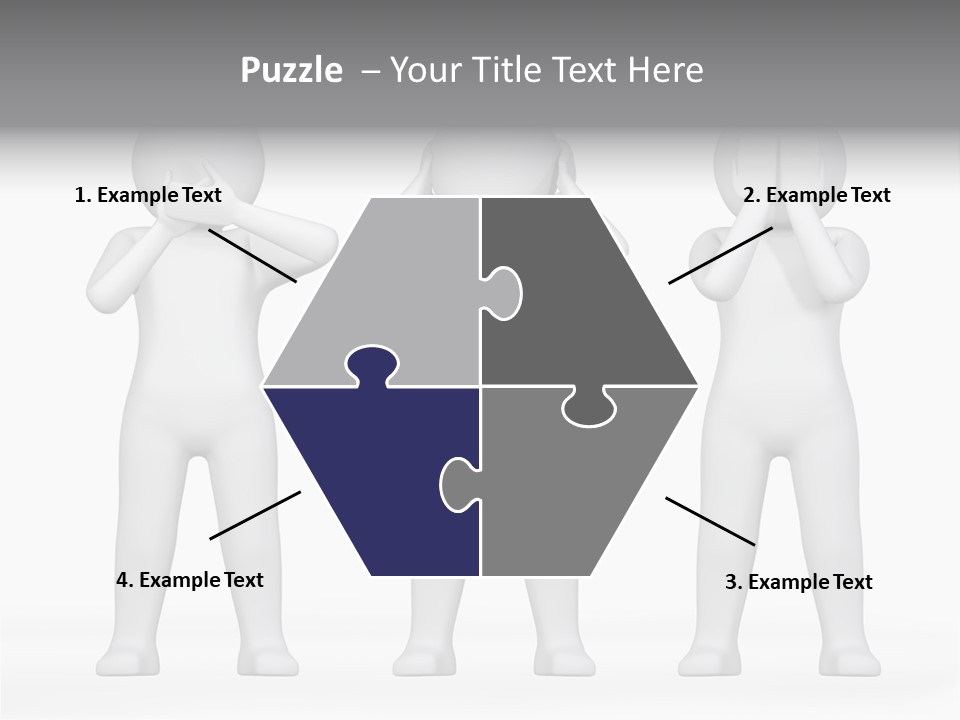 Dummy People Abstract PowerPoint Template